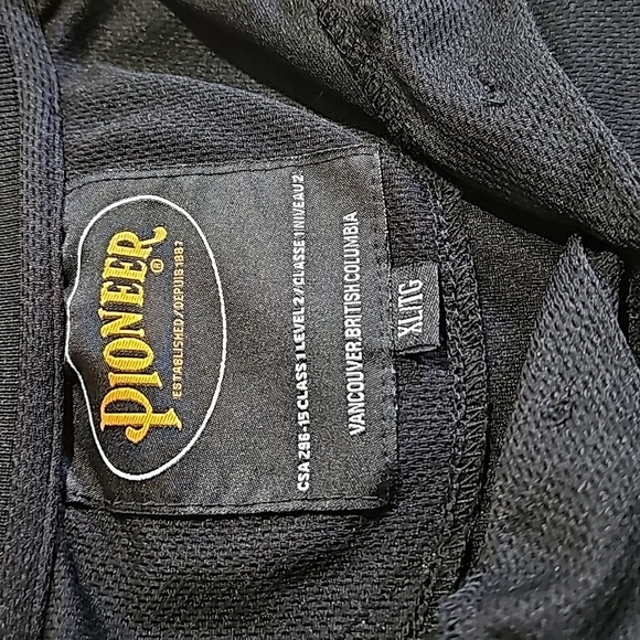 Pioneer XL black class 1 storm master fluorescent short sleeve shirt - Picture 6 of 7